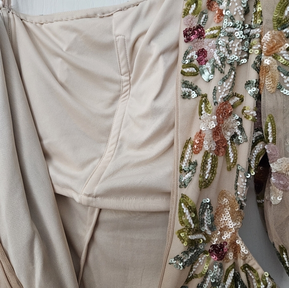 Mac Duggal One Shoulder Floral Embellished Gown SZ 8 NWT - Picture 14 of 15